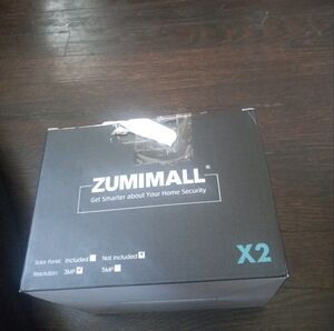 ZUMIMALL 2K Solar Battery Powered Wireless Security Camera Outdoor Home 360°PTZ